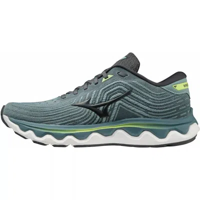 Mizuno Men's Wave Horizon 6 Shoe In Smoke Blue-ebony In Multi