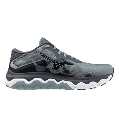 Mizuno Men's Wave Horizon 7 Running Shoes In Green/white/red In Blue