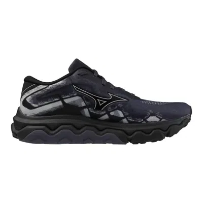 Mizuno Men's Wave Horizon Seven Sneaker In Black Nimbus Cloud In Animal Print