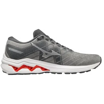 Mizuno Men's Wave Inspire 18 Running Shoes In Ultimate Grey/silver In Gray