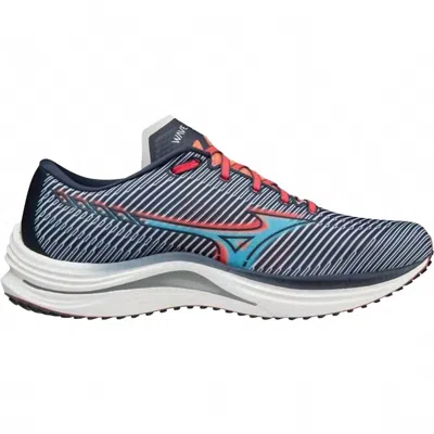 Mizuno Men's Wave Rebellion Sneaker In India Ink/scuba Blue