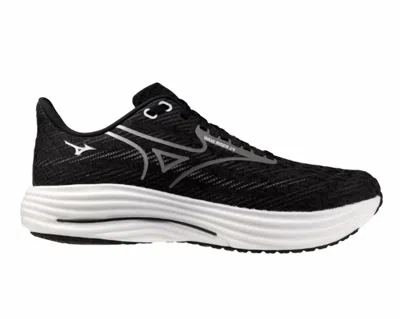Mizuno Men's Wave Rider 29 Running Shoes In Black Sand Quiet Shade In Multi