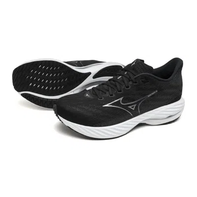 MIZUNO MEN'S WAVE RIDER TWENTY EIGHT SNEAKER IN BLACK HARBOR MIST