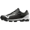 Mizuno Men's Wave Select Nine Baseball Cleat In Black/white In Multi