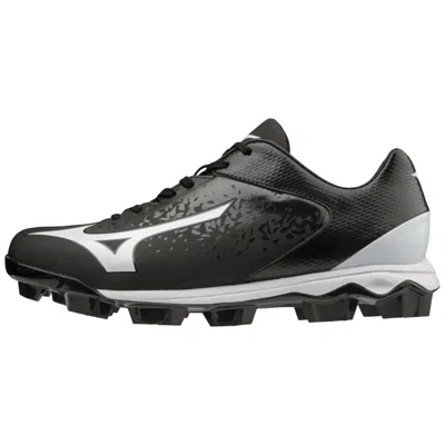 Mizuno Men's Wave Select Nine Baseball Cleat In Black/white In Multi