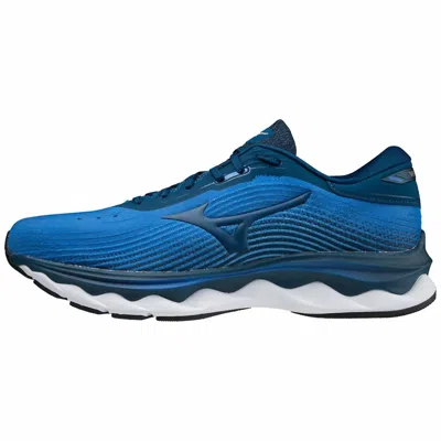 Mizuno Men's Wave Sky 5 Running Shoes In Imperial Blue/gibraltar In Multi