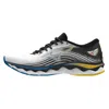 Mizuno Men's Wave Sky 6 Shoes In White/cyber Yellow/indigo Bunting In Multi