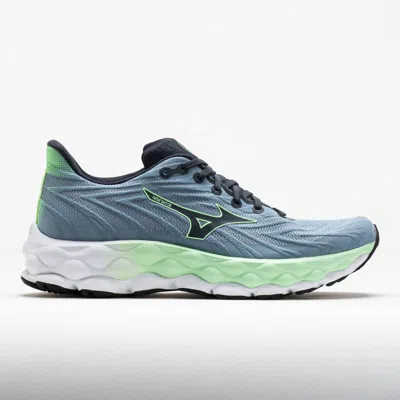 Mizuno Men's Wave Sky 8 Shoes In Citadel/vintage Indigo In Blue