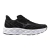 Mizuno Men's Wave Sky 8 Shoes In Black/metallic Grey In Multi