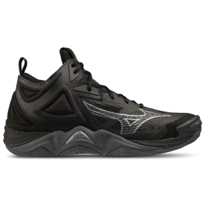 Mizuno Mens  Wave Momentum 3 Mid In Black