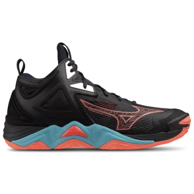 Mizuno Mens  Wave Momentum 3 Mid In Black