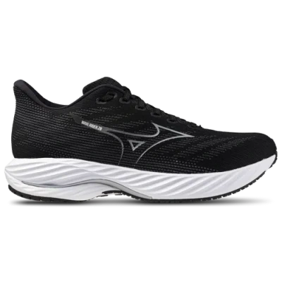Mizuno Mens  Wave Rider 28 In Black/silver