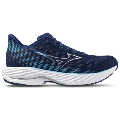 Mizuno Mens  Wave Rider 28 In Estate Blue/white