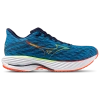 Mizuno Mens  Wave Rider 28 In Green Gecko/blue Pace