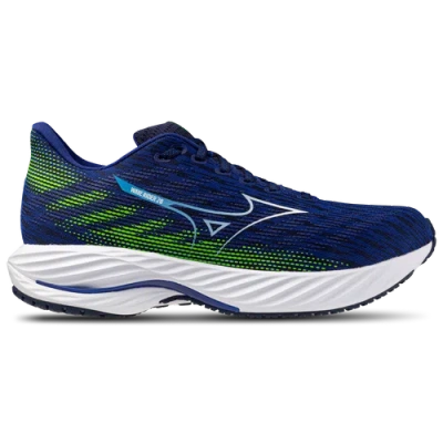 Mizuno Mens  Wave Rider 28 In Reflex Blue/white