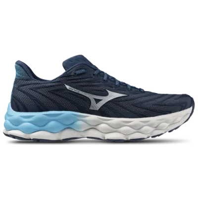 Mizuno Mens  Wave Sky 8 In Blue Wing/teal Silver