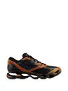Mizuno Mesh Trainers With Structured Sole In Black