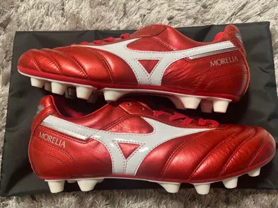 Pre-owned Mizuno Morelia 2 Japan Passion Red Pack Soccer Cleat Limited Color P1ga220160 Us6