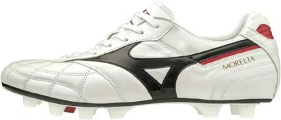 Pre-owned Mizuno Morelia 2 Soccer Football Cleats Shoes P1ga2002 White Kangaroo Leather