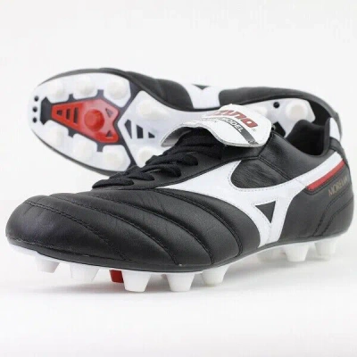 Pre-owned Mizuno Morelia Ii P1ga2000 Men's Football Shoes Black Model Made In Japan
