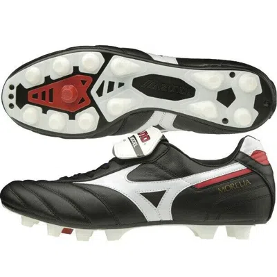 Pre-owned Mizuno Morelia Ii Soccer Boot Football Shoes P1ga2000 Japan Black White