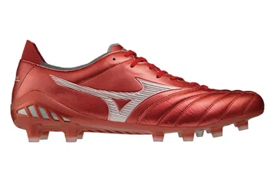 Pre-owned Mizuno Morelia Neo 3 Japan Passion Red Pack In High Risk Red/white/high Risk Red