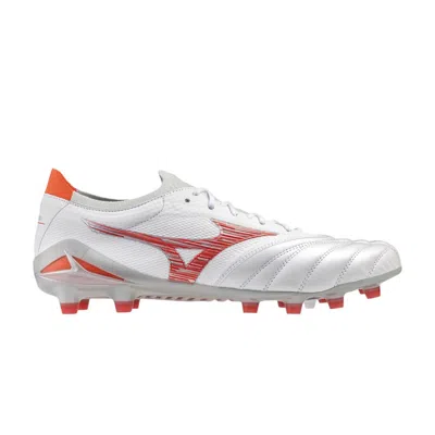 Pre-owned Mizuno Morelia Neo 4 Beta Made In Japan 'super White Pearl Red' | Men's Size 10.5