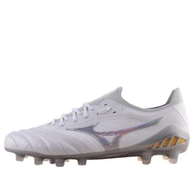 Mizuno Morelia Neo Iii  Football Cleats 'white Light Grey' In Blue