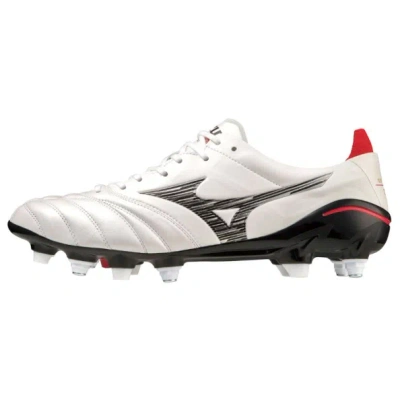 Pre-owned Mizuno Morelia Neo Iv Japan Mix P1gc2330 09 Super White Pearl × Black In Box