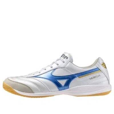 Mizuno Morelia Sala Elite In 'white Laser Blue' In Multi
