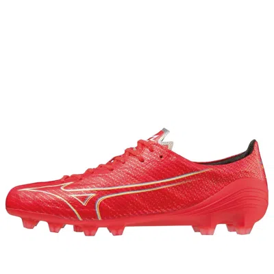 Mizuno Morelia Sala Elite Tf 'safety Yellow Fiery Cora' In Red