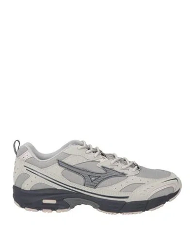 Mizuno Mxr Man Sneakers Grey Size 9.5 Textile Fibers, Synthetic Material In Gray