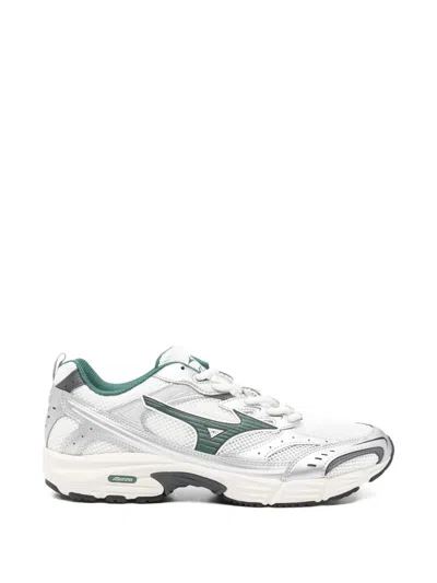 Mizuno Mxr Perforated-panelled Sneakers In White