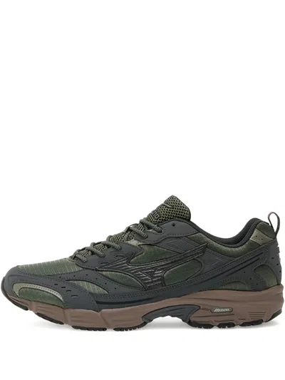 Mizuno Mxr Tech Casual Panelled Sneakers In Green
