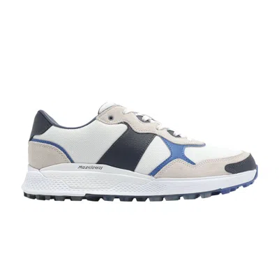 Pre-owned Mizuno Mzu Street 5e Wide 'white Blue' | Men's Size 9