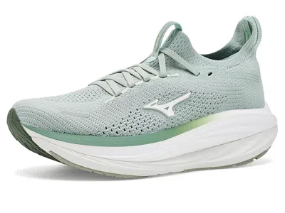 Mizuno Neo Vista 3 Women's Running Shoes Aqua Grey/white: Women's 11 B - Medium, Synthetic In Green