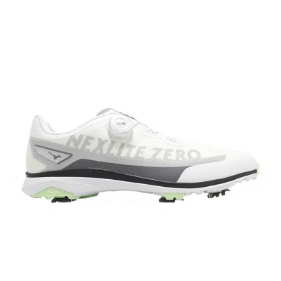 Pre-owned Mizuno Nexlite Zero Lg Boa 3e Wide 'white Grey' | Men's Size 10