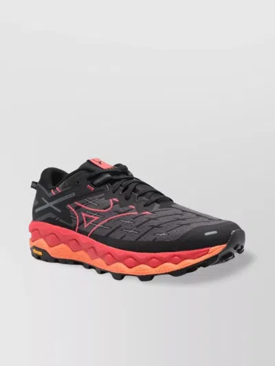 Mizuno Panelled Design Low Top Sneakers In Black