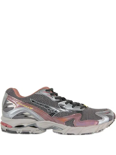 Mizuno Panelled-design Sneakers In Purple