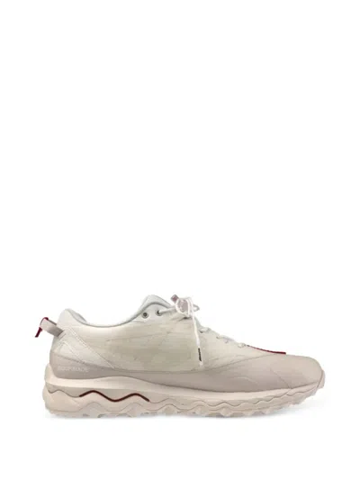 Mizuno Panelled Low-top Sneakers In Neutral