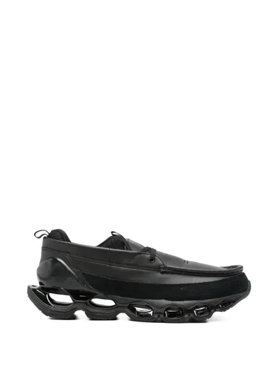 Mizuno Panelled Moccasin Sneakers In Black