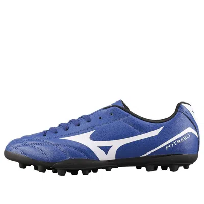 Mizuno Potrero Wide Ag Training Soccer Cleats Blue