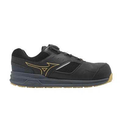 Pre-owned Mizuno Prime Fit Ls 2 51l Wide Boa 'black Yellow' | Men's Size 10