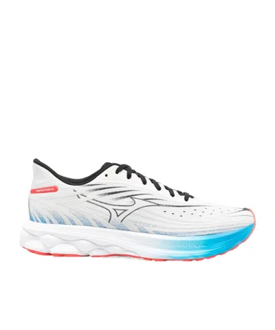 Mizuno Round Toe Sneakers In White