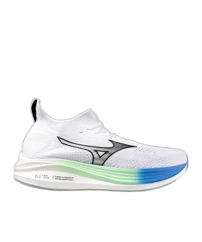 Mizuno Round Toe Sneakers In White
