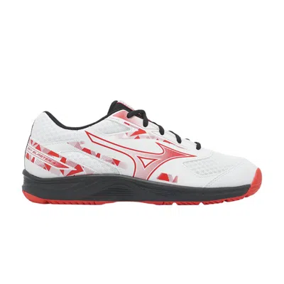 Pre-owned Mizuno Sky Blaster 4 Wide 'white Poppy Red' | Men's Size 10