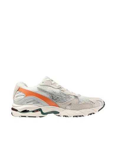Mizuno Sneakers Wave Rider 10 Snow White Dawn Blue In Gray
