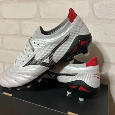 Pre-owned Mizuno Soccer Cleats Morelia Neo 4 Β Beta Japan Super White Pearl P1ga2340 09