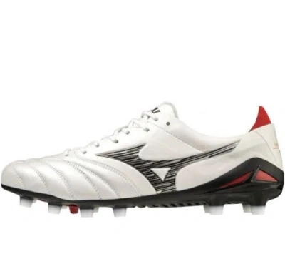 Pre-owned Mizuno Soccer Cleats Morelia Neo 4 Japan Super White Pearl/black Size Us10