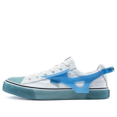 Mizuno Speed Tr Low-top Canvas Shoes White/blue In Multi